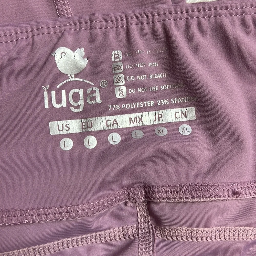 🚨FiNAL SALE! Large purple buttery soft leggings EUC - Picture 4 of 6